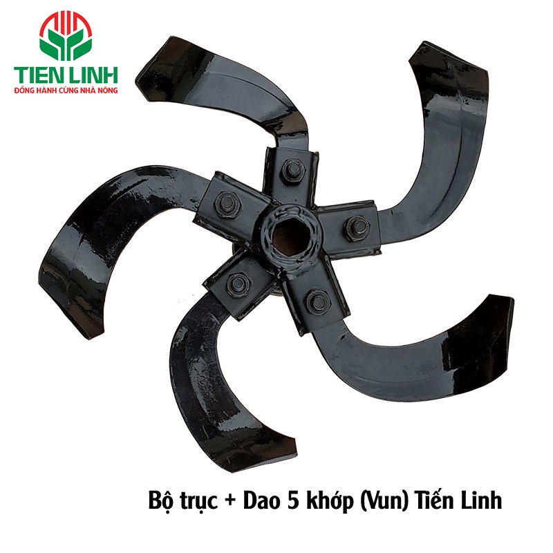 Bộ trục + Dao 5 khớp dành cho máy vun luống, lên luống