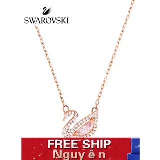 Dây Chuyền Mặt Thiên Nga Đính Đá Pha Lê Lấp Lánh Thời Trang Cho Nữ Swarovski