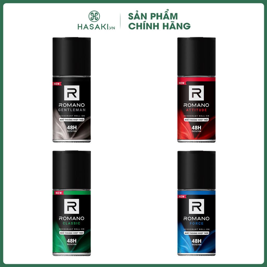 Lăn Khử Mùi Romano Hương Nước Hoa 50ml Hasaki Sản Phẩm Chính Hãng