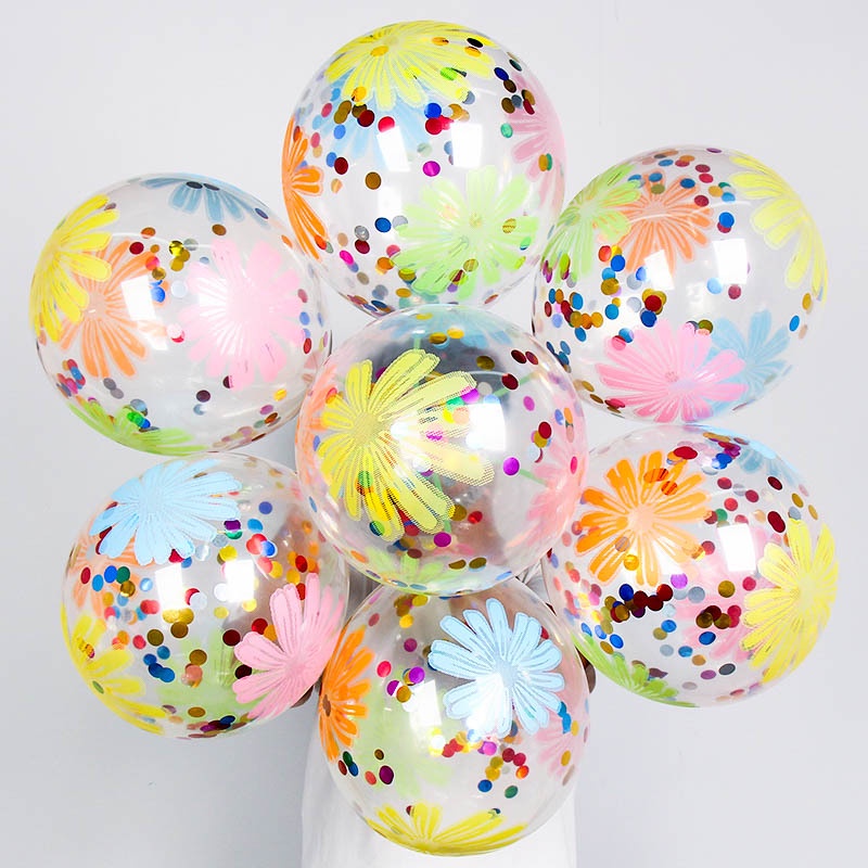 Set 10 Bong Bóng Cao Su Latex 12 Inch Dùng Trang Trí Tiệc Cưới / Sinh Nhật