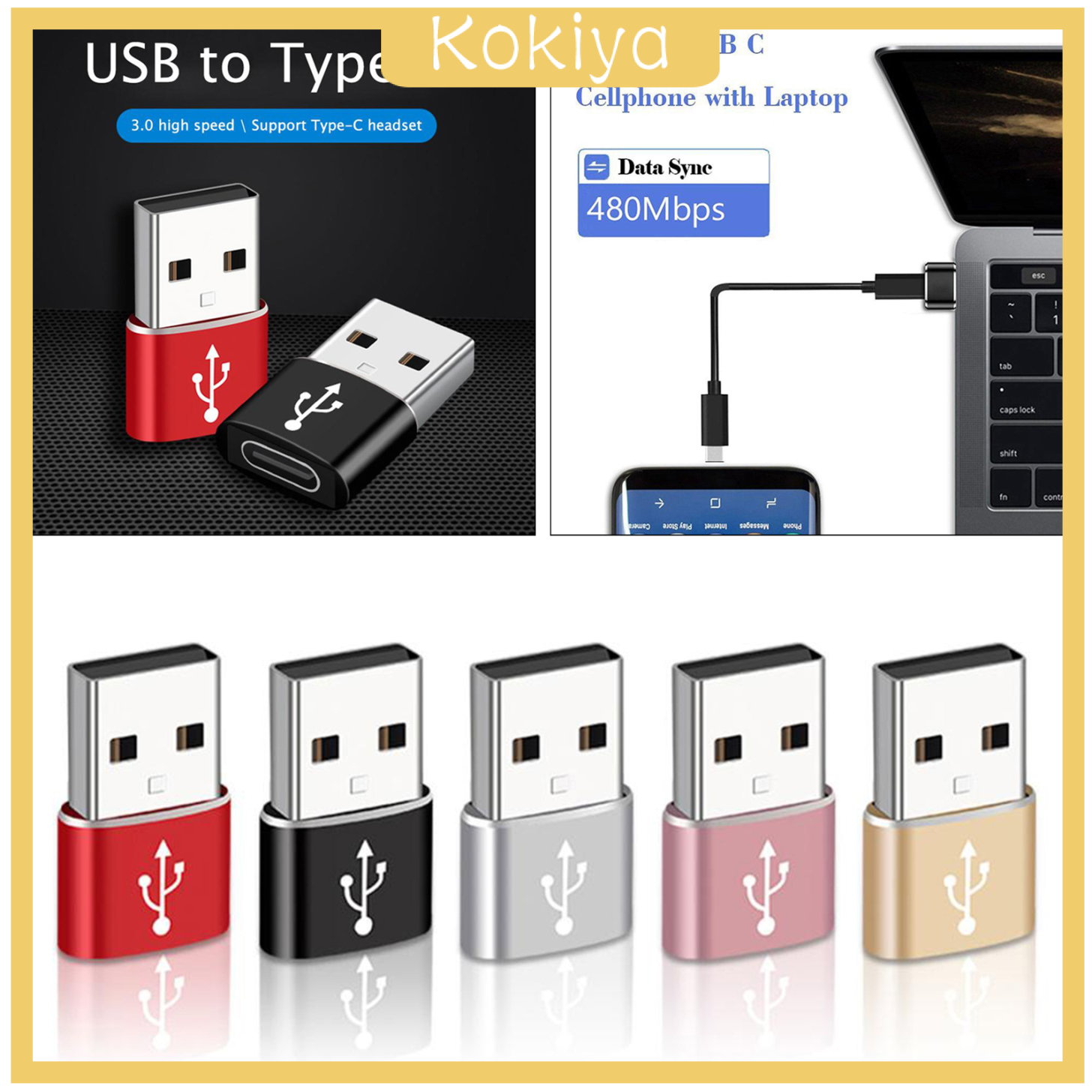 Đầu Chuyển Đổi Usb Sang Usb C 2 Trong 1 Cho Laptop / Pc | BigBuy360 - bigbuy360.vn