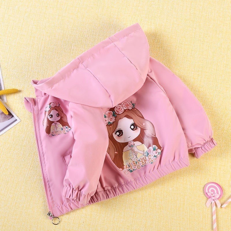 SALE ÁO KHOAC GIO CHO BÉ GÁI XINH XẮN SIZE 15-25KG(AKG)