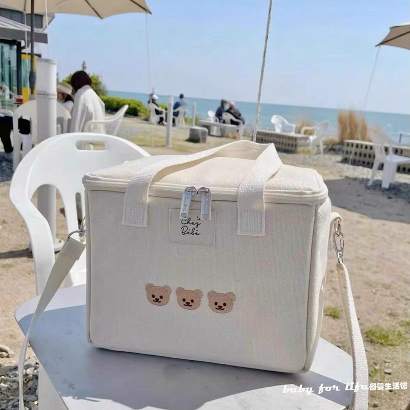 Túi bỉm sữa dạng hộp style Hàn Quốc