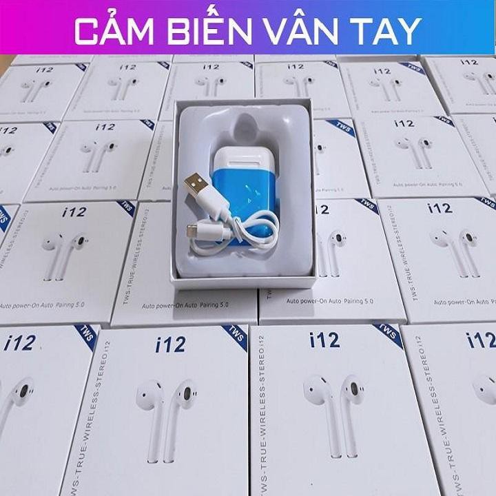 tai nghe i12 tws công nghệ bluetooth 5,0 pin trâu nghe nhạc cực lâu