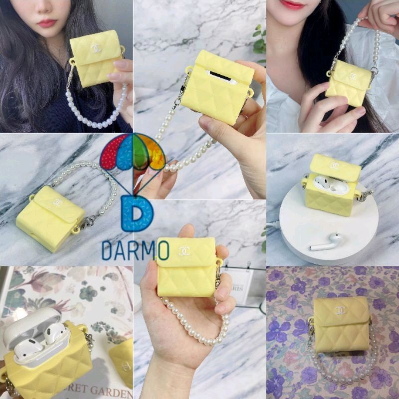 Case bảo vệ tai nghe Pro/1/2 túi xách màu vàng