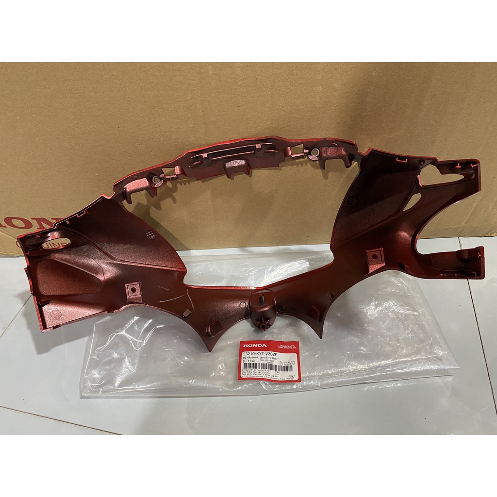 Nắp ốp trước tay lái- bàn thờ HONDA FUTURE 125 năm 2013-2015-2016 màu Đỏ. *R340C* 53210KYZV20ZF