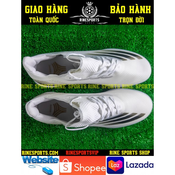 (HÀNG THAILAND) GIÀY BÓNG ĐÁ SÂN CỎ NHÂN TẠO 𝗔𝗱𝗶𝗱𝗮𝘀 XGOST 20.1 cổ trắng đen.TF.CAM KẾT Y HÌNH-CAM KẾT HÀNG
