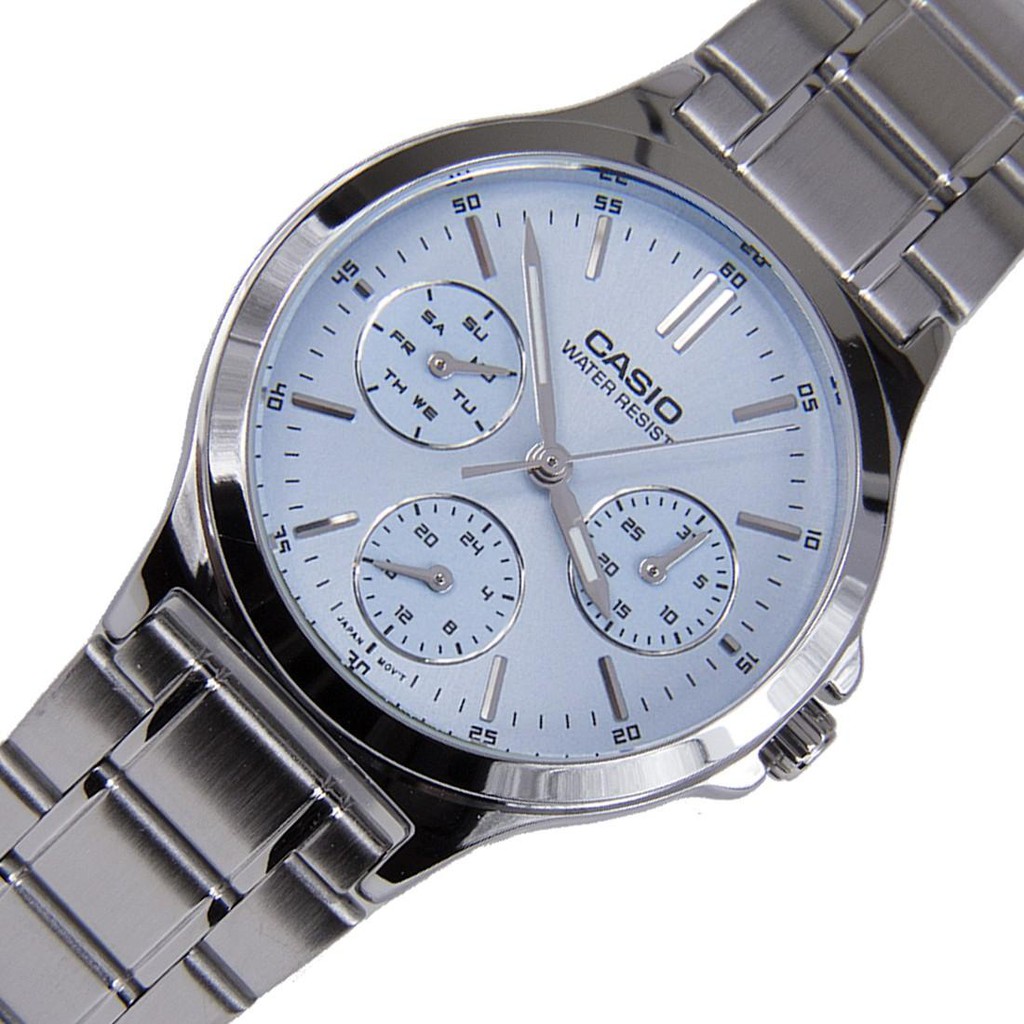 Đồng Hồ Casio Nữ Dây Kim Loại LTP-V300D-2AUDF Chính Hãng