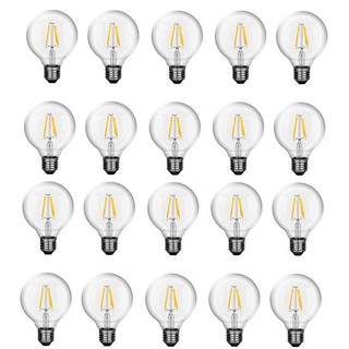 Bộ 20 bóng đèn Led Edison G80 6W đui E27