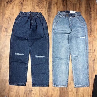 Baggy cạp chun 2 màu( kèm ảnh tự chụp trải sàn)