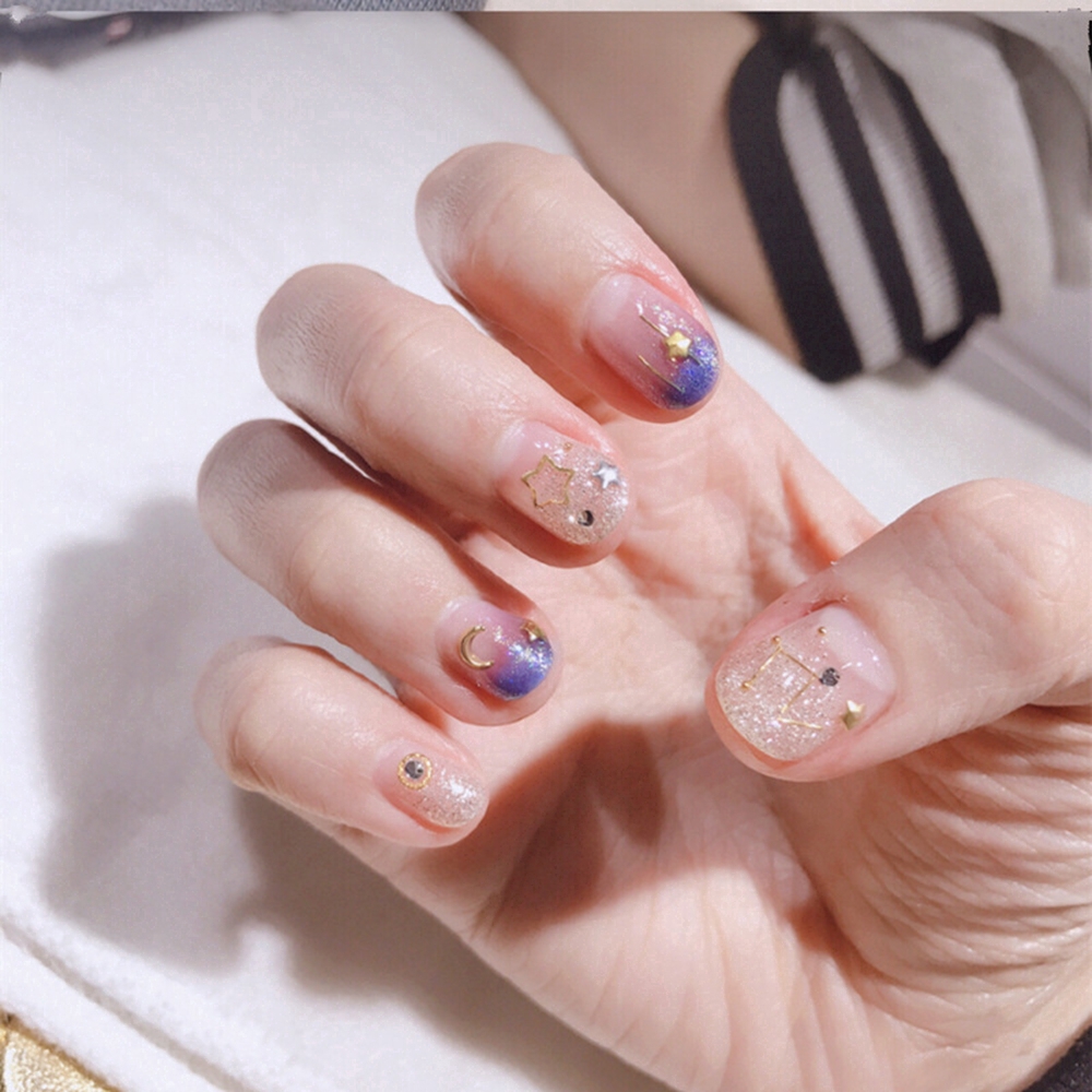 Sticker Dán Móng Trang Trí Hình Hoa Đào Dễ Thương