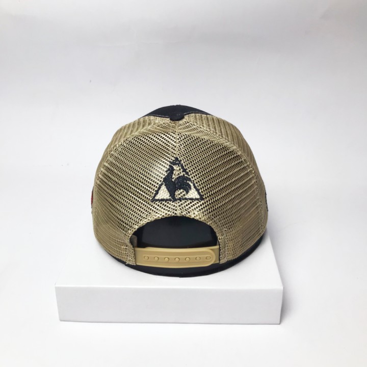 Mũ lưỡi trai CAP HT, nón kết phối lưới mạc đen thêu gà thời trang cực chất