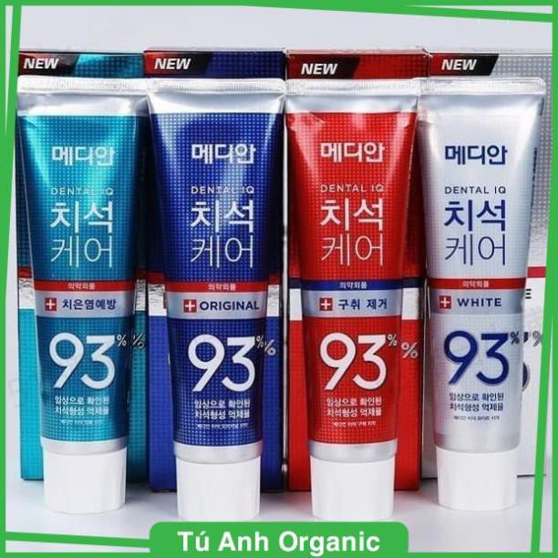 Kem Đánh Răng Tẩy Vôi Răng Chuyên Nghiệp MEDIAN Dental IQ Original Màu Xanh Dương .