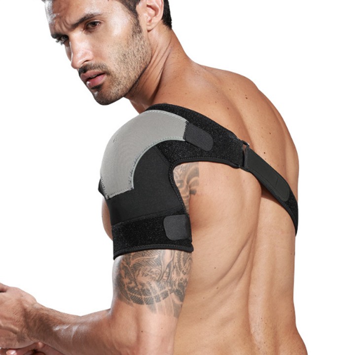 Đai quấn vai bó khớp vai cố định bảo vệ tránh chấn thương tập thể thao gym cầu lông bóng bàn đá