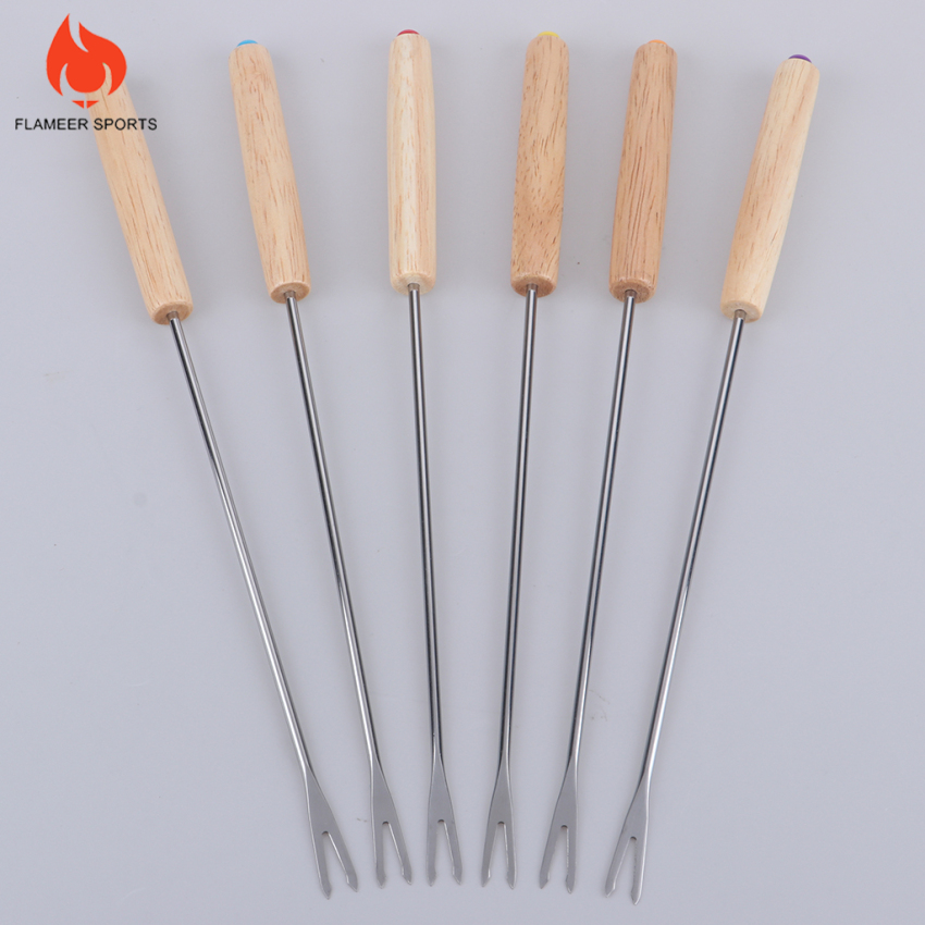 Set 6 Xiên Nướng Bbq Bằng Thép Không Gỉ