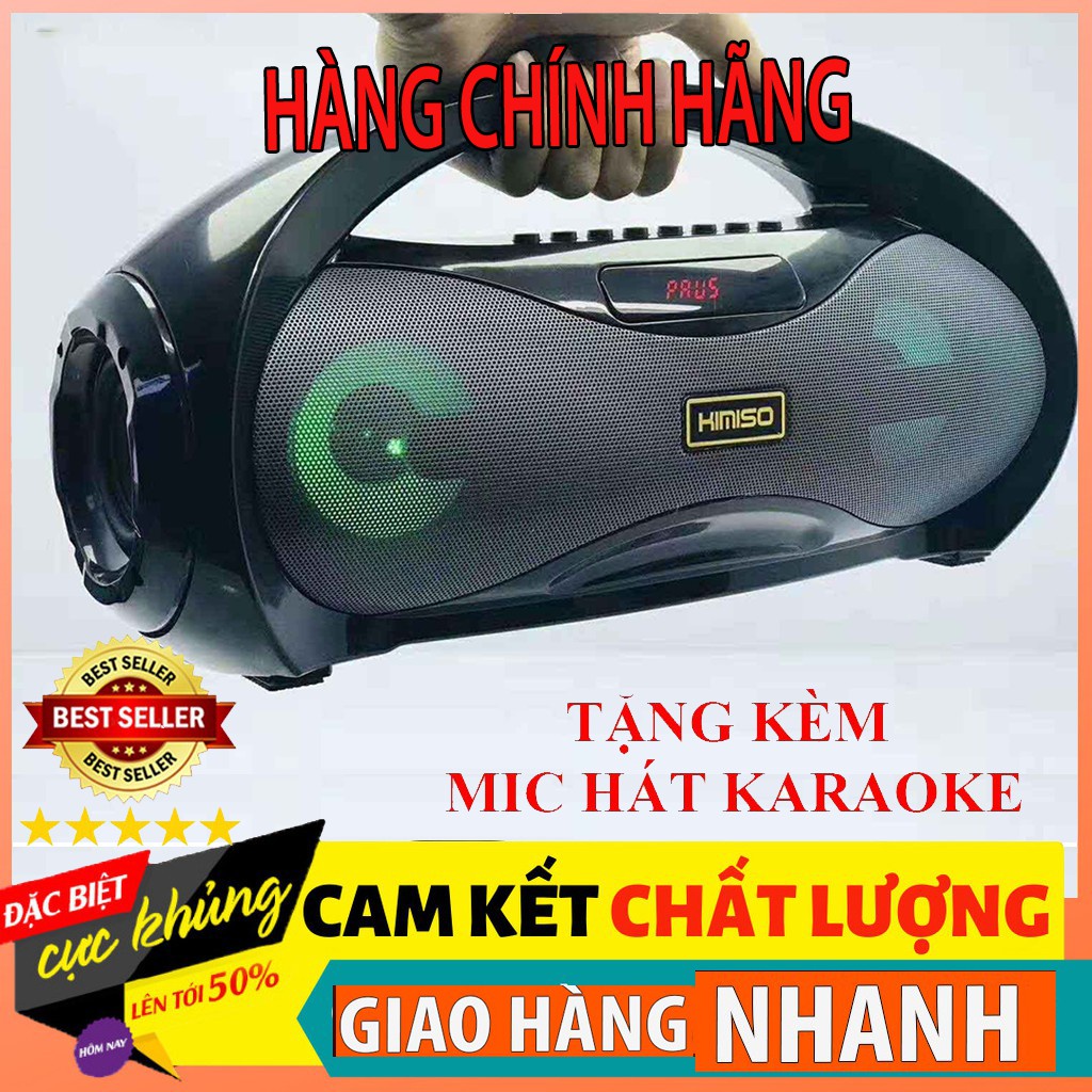 Loa karaoke bluetooth Kimiso KM-S2 Tặng Kèm Mic Hát✤