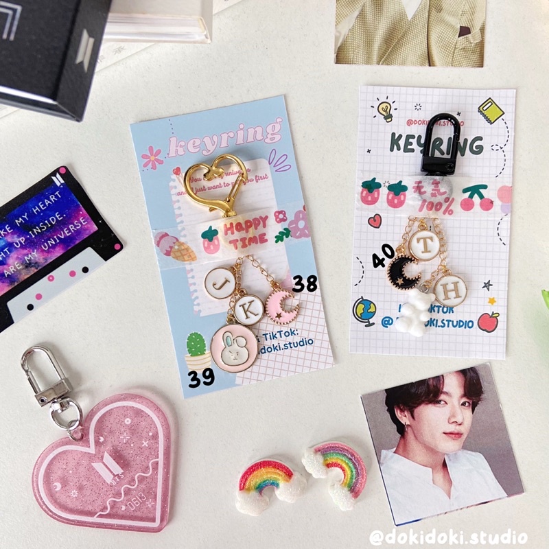 ♡MÓC KHOÁ TÊN LÀM THEO YÊU CẦU ♡ NAME KEYRING ♡