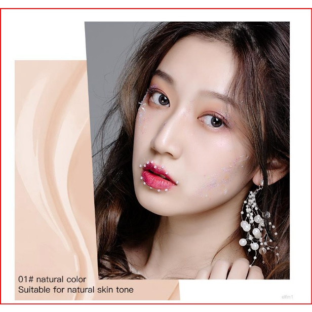 [Hàng mới về] Kem nền Images che khuyết điểm kiềm dầu kháng nước lâu trôi tạo lớp nền đẹp trong suốt Princess Beauty KM7