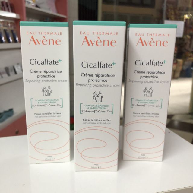 Kem Avene Cicalfate / Kem dưỡng phục hồi, làm lành sẹo và cấp ẩm Avene Cicalfate