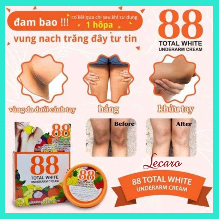 Kem giảm thâm nách, giảm thâm bikini total white 88 thái lan 35g LECARO