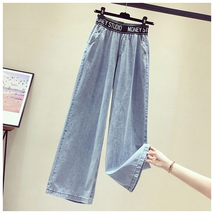 Quần Jeans Dài Lưng Cao Ống Rộng Co Giãn Cho Nữ Blxy520.Vn | BigBuy360 - bigbuy360.vn