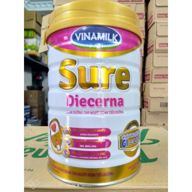 Sữa bột Vinamilk Sure Diecerna 900g