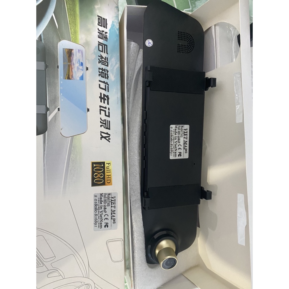 Camera Hành trình màn gương tích hợp camera lùi | BigBuy360 - bigbuy360.vn