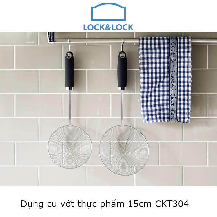 Dụng cụ rây, lọc, vớt thực phẩm Locknlock 15cm CKT304