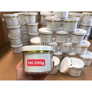 Hủ đựng kem kiếng 2 lớp siêu sang