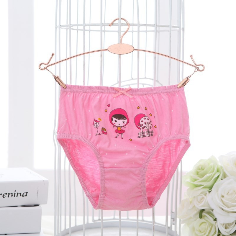 Set 5 quần xì trẻ em Hàn Quốc 100% vải cotton thoáng mát, an toàn cho sức khỏe mẫu Nấm Lùn TangMeng dành cho bé gái