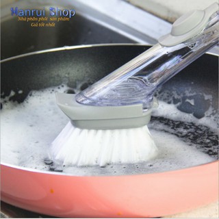 Dụng cụ vệ sinh nhà bếp có khay đựng dung dịch Tặng kèm 3 miếng xốp