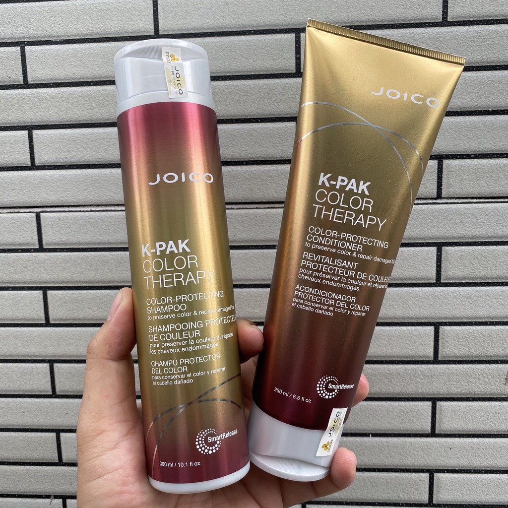 JOICO_CHÍNH HÃNG Dầu gội xả dưỡng màu tóc nhuộm JOICO K-PAK COLOR THERAPY 300ml/250ml NEW 2021