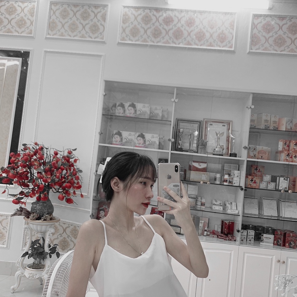 Váy đũi Hàn💖Váy 2 dây chất đũi cực xinh thời trang năng động cho nữ | BigBuy360 - bigbuy360.vn