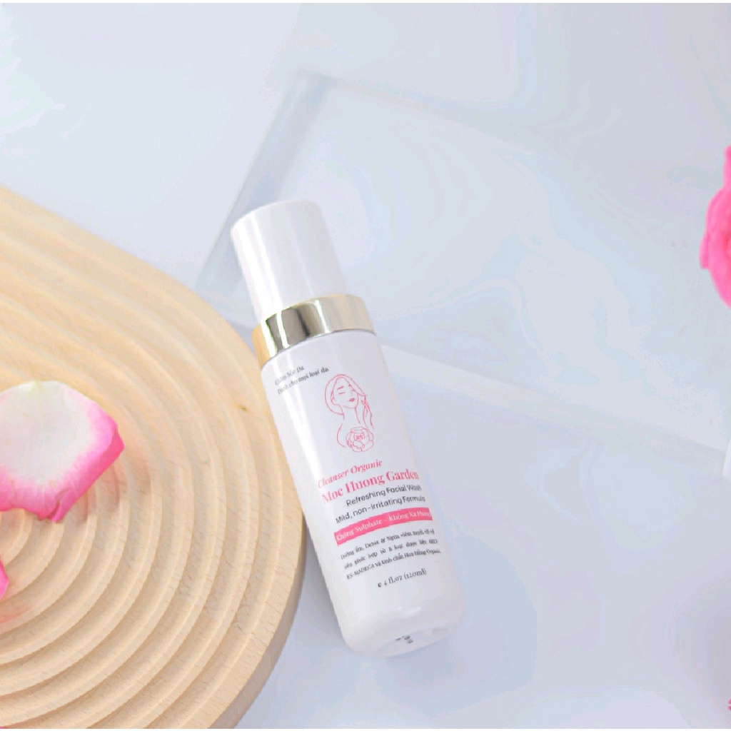 Combo sữa rửa mặt mộc hương garden Thanh Mộc Hương trắng da dưỡng ẩm 120ml
