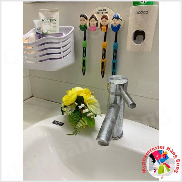 Cài bàn chải hình ngộ nghĩnh vỉ 3 và bỉ 4 hít siêu chắc