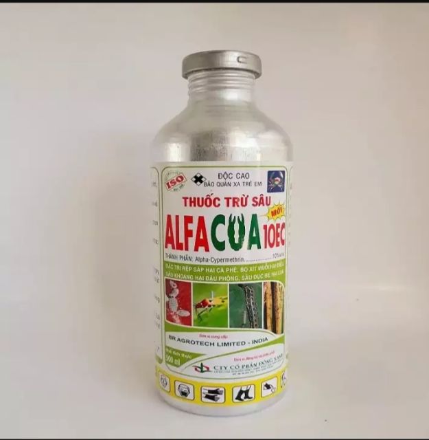 Dung dịch Alfacua 10EC (500ml) trị rệp sáp, bọ xít muỗi hại cây trồng