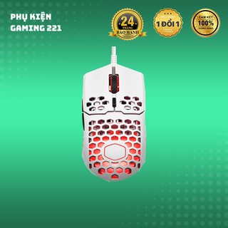 Chuột coolermaster mm711 rgb white glossy - hàng chính hãng
