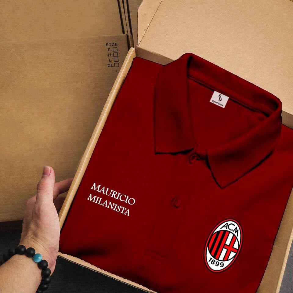 Áo thun polo cao cấp AC Milan