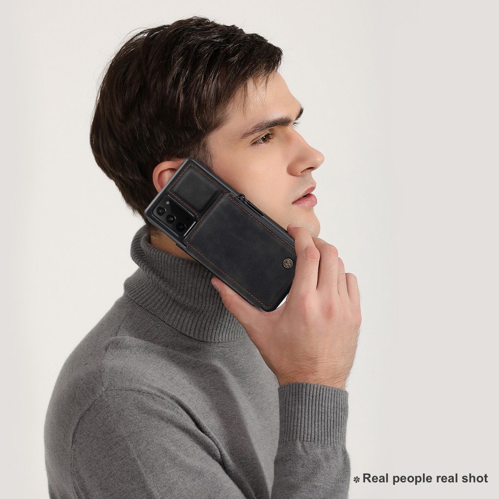 Ốp điện thoại PU mặt nhám có ngăn đựng thẻ cho Samsung Galaxy Note 20 Ultra S21 Ultra S21+ S21 Note 10 Plus 9 A71 A51 | BigBuy360 - bigbuy360.vn