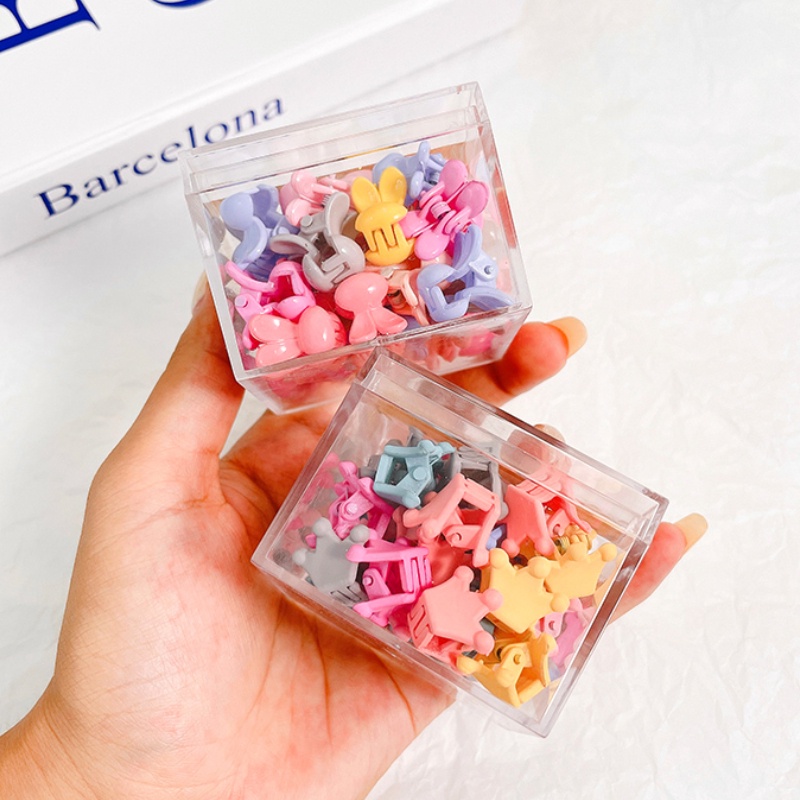 Kẹp Tóc Mini Màu Sắc Thu Đông Phong Cách Hàn Quốc Dễ Thương