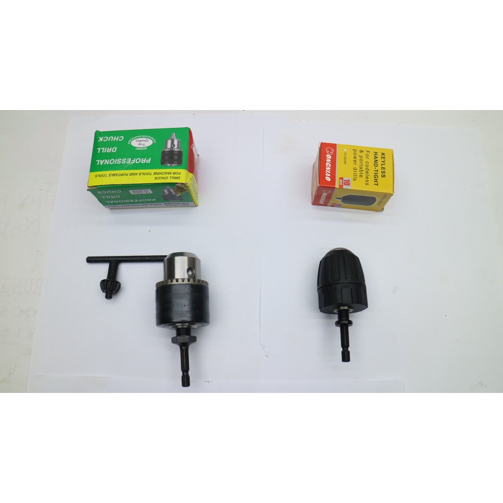 Đầu chuyển bắt vít sang Khoan 10mm,13mm kèm Theo Đầu Chuyển Đổi chuôi lục giác