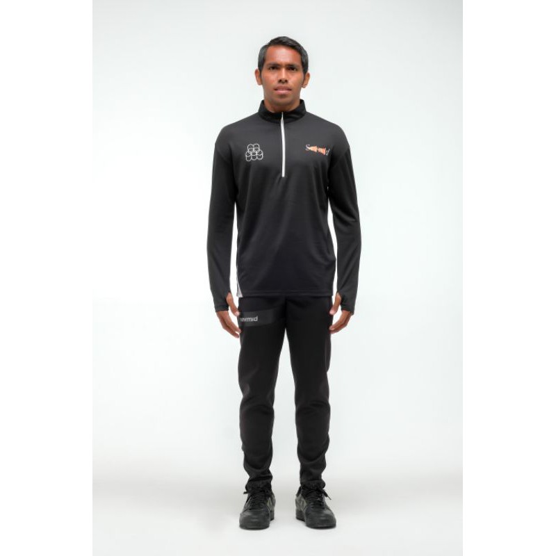 Giày Bata Regular Zip Up Thời Trang Năng Động Đen