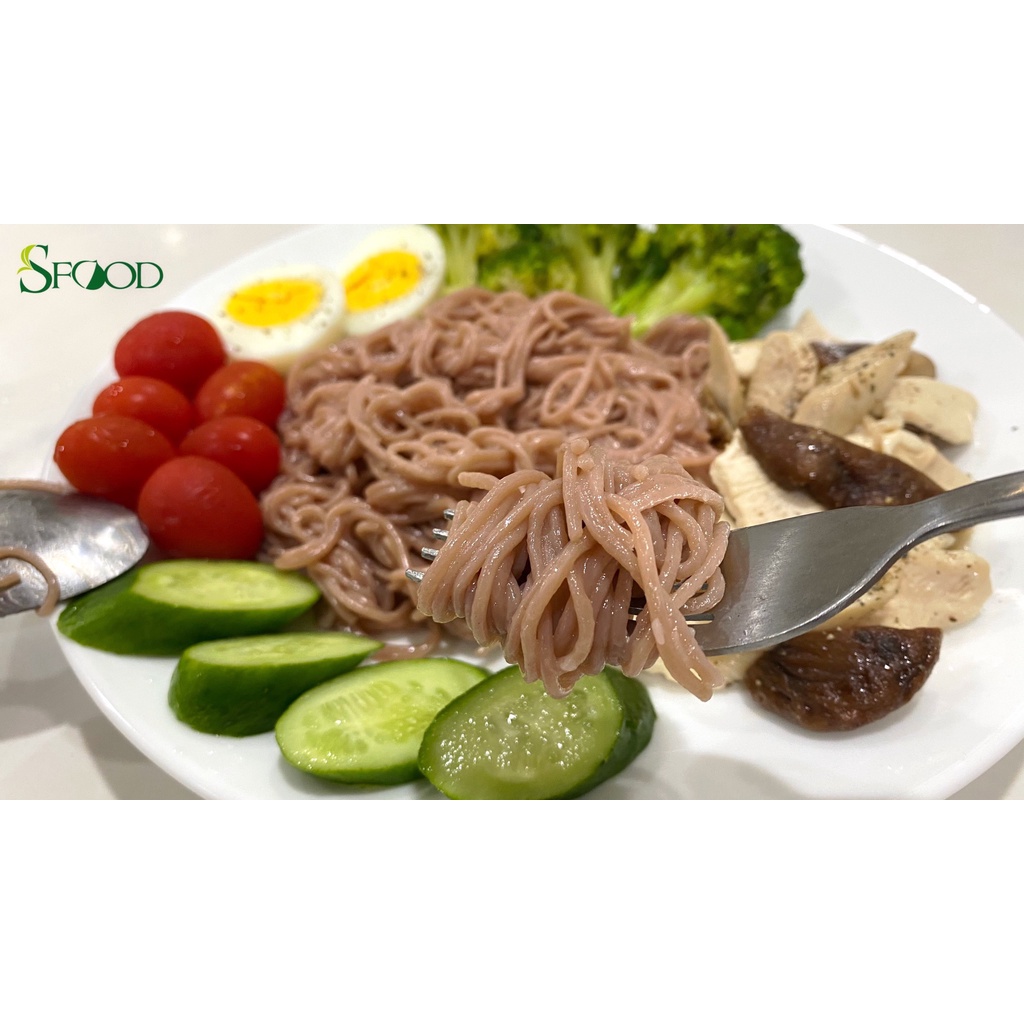 Bún gạo lứt/ phở gạo lứt Sfood 500gram, bún gạo lứt/ phở gạo lứt ăn kiêng, giảm cân