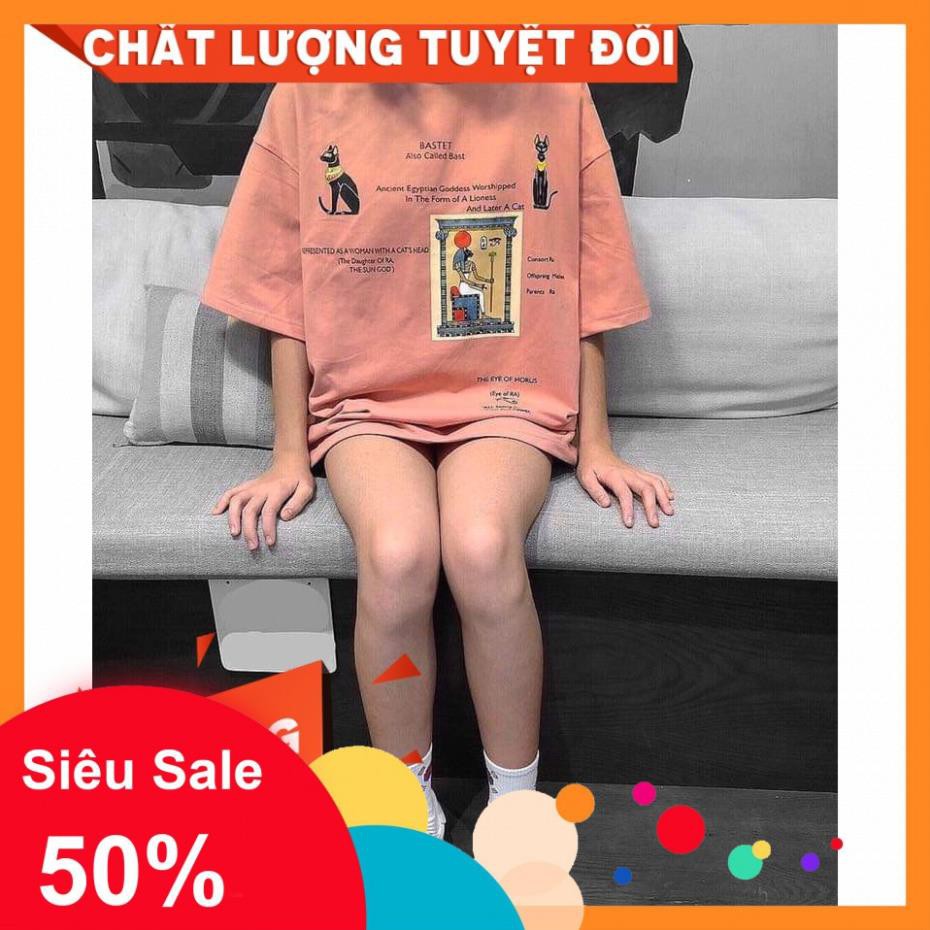 Siêu Phẩm Áo Phông Nam Nữ Dáng Rộng Màu Hồng In Hình Còn hàng . '