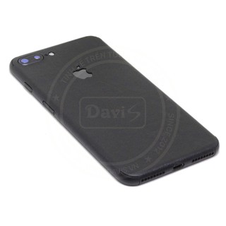 Miếng dán da dán full viền cho iphone 7 Plus làm từ da thật cao cấp - Davis