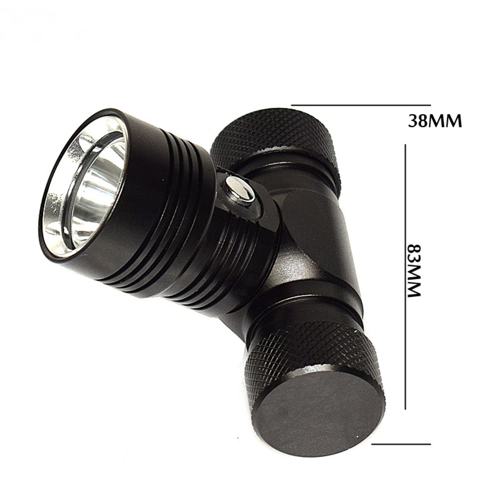 Đèn Pha LED Alonefire DV72 XM-L2 Lặn Biển Gắn Đầu Chống Thấm Nước Dài 100M