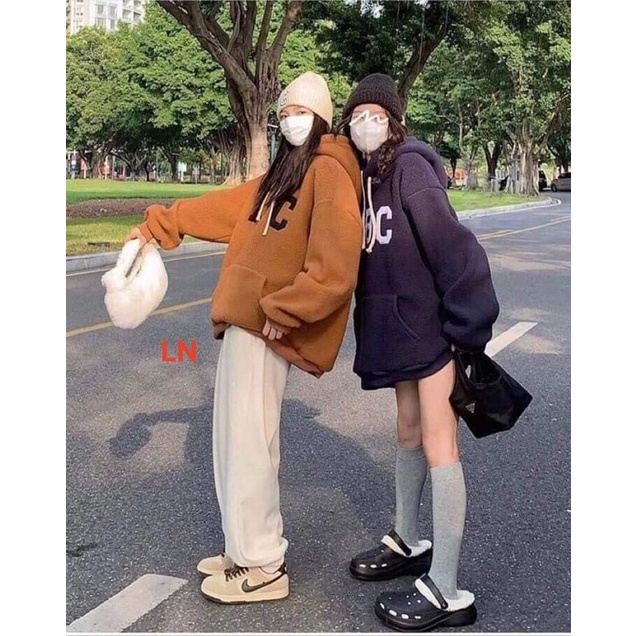 Áo hoodie chữ cái ABC LN11