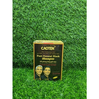 Dầu gội đen tóc Yicaoten ( hộp 10 gói )