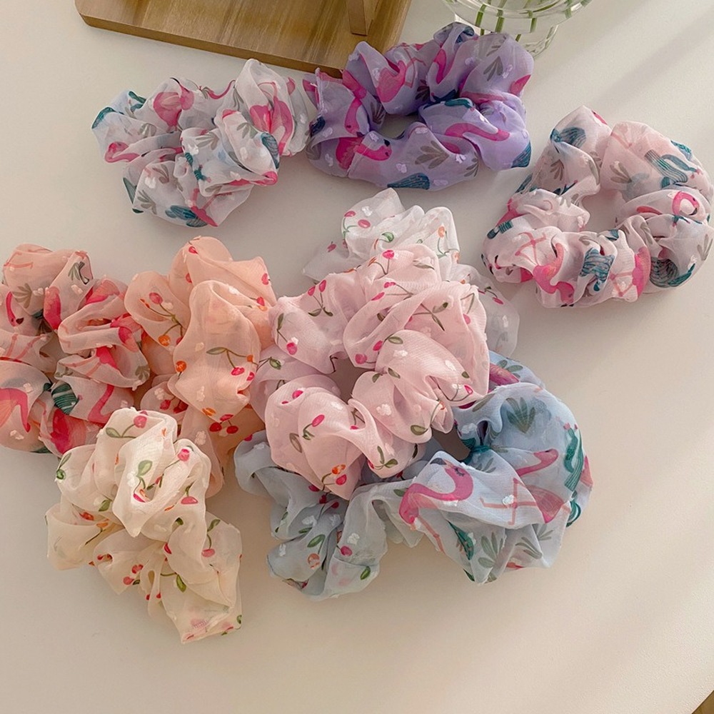 Ins ngọt bộ phận rừng lưới sợi dây tóc vòng tròn lớn tươi nhỏ anh đào pháp vòng tóc đội đầu cô gái trẻ phụ kiện tóc phong cách hoa anh đào màu be xanh trắng bột quýt hồng tím xanh