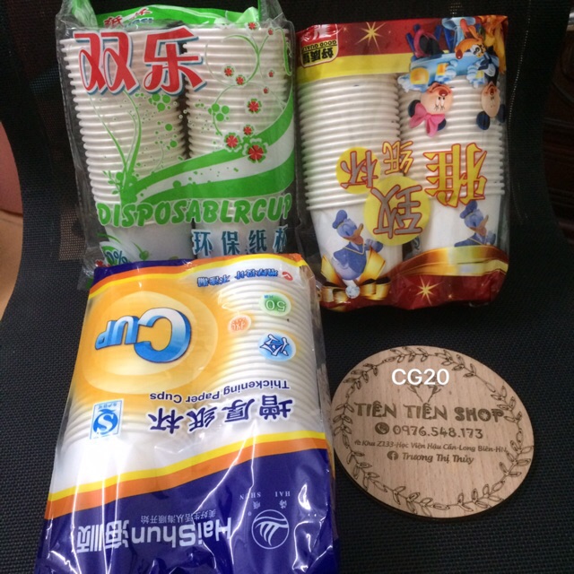 50 cốc giấy giữ nhiệt